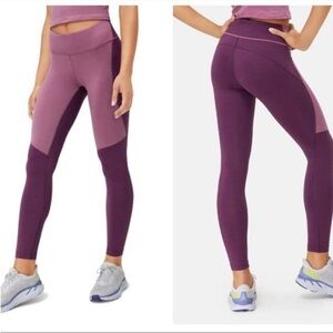Outdoor Voices Flex Small Two-Tone Purple Leggings